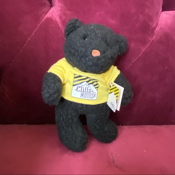 VTG & NEW 📌Cliffs Notes 36th of Series Cliffs Notes Collector’s Teddy Bear 1999 - Picture 1 of 11